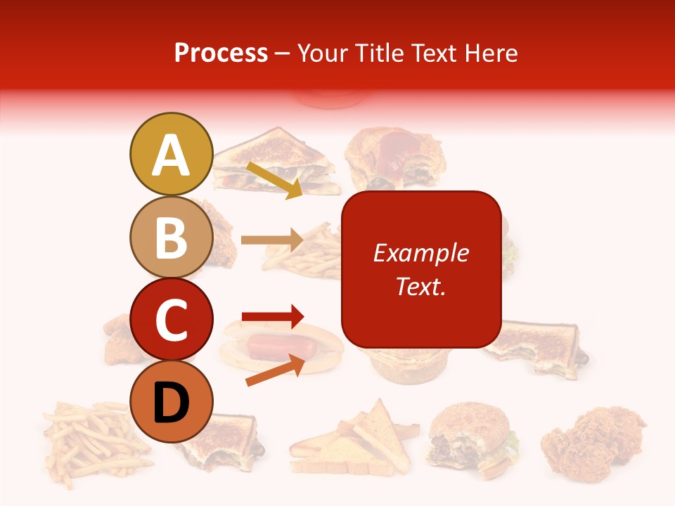 Object Food Nuggets PowerPoint Template