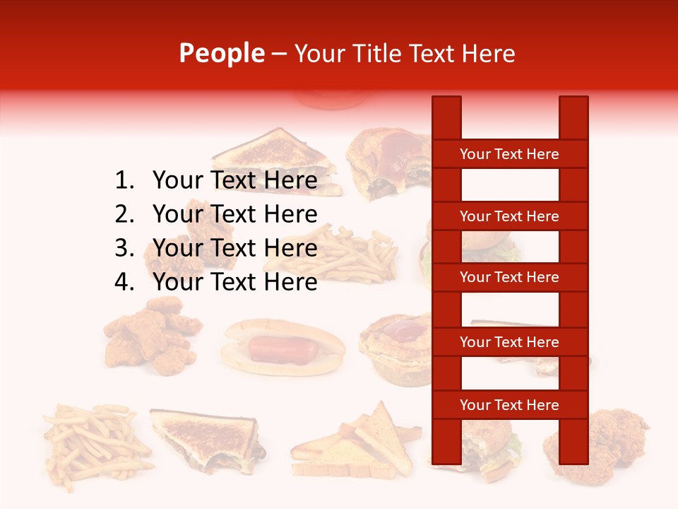 Object Food Nuggets PowerPoint Template