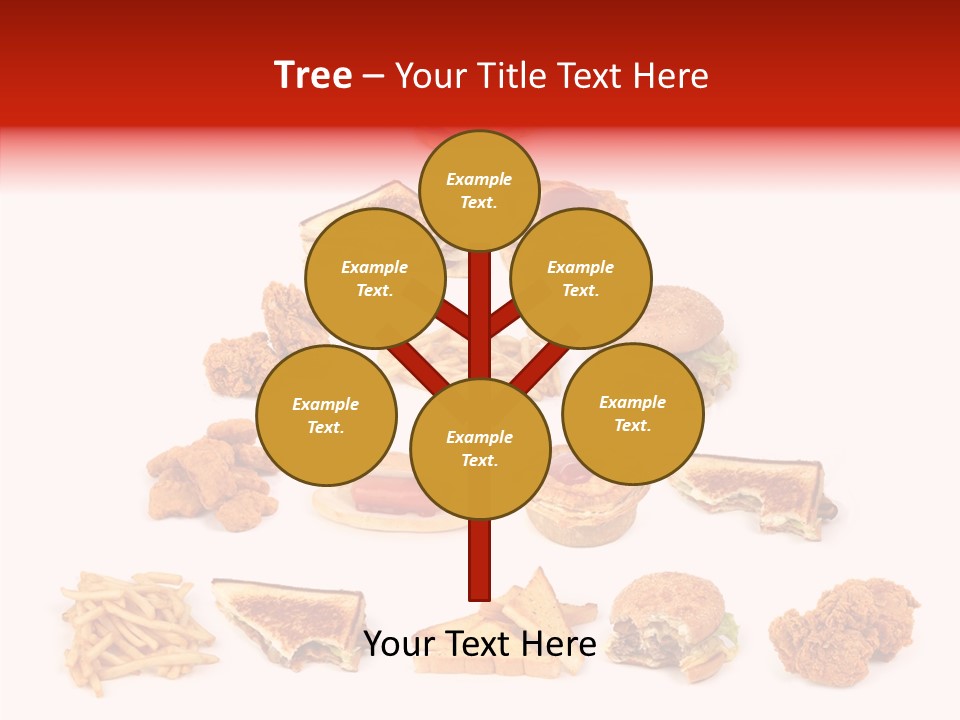Object Food Nuggets PowerPoint Template