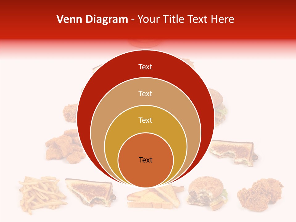 Object Food Nuggets PowerPoint Template