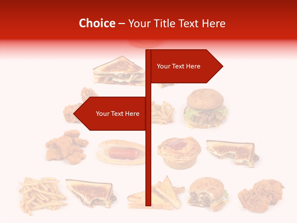 Object Food Nuggets PowerPoint Template