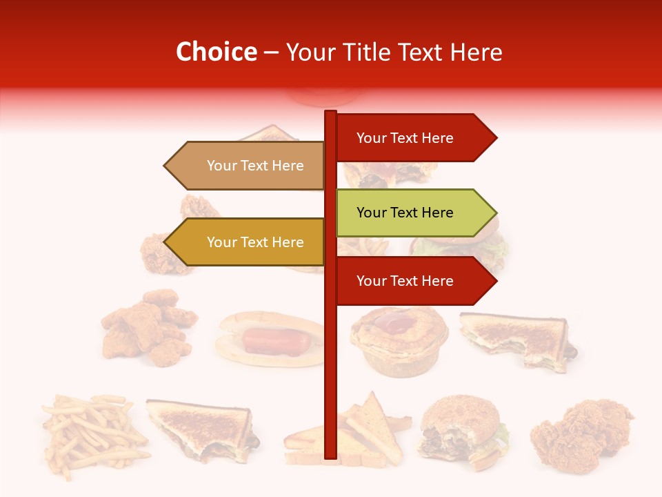 Object Food Nuggets PowerPoint Template
