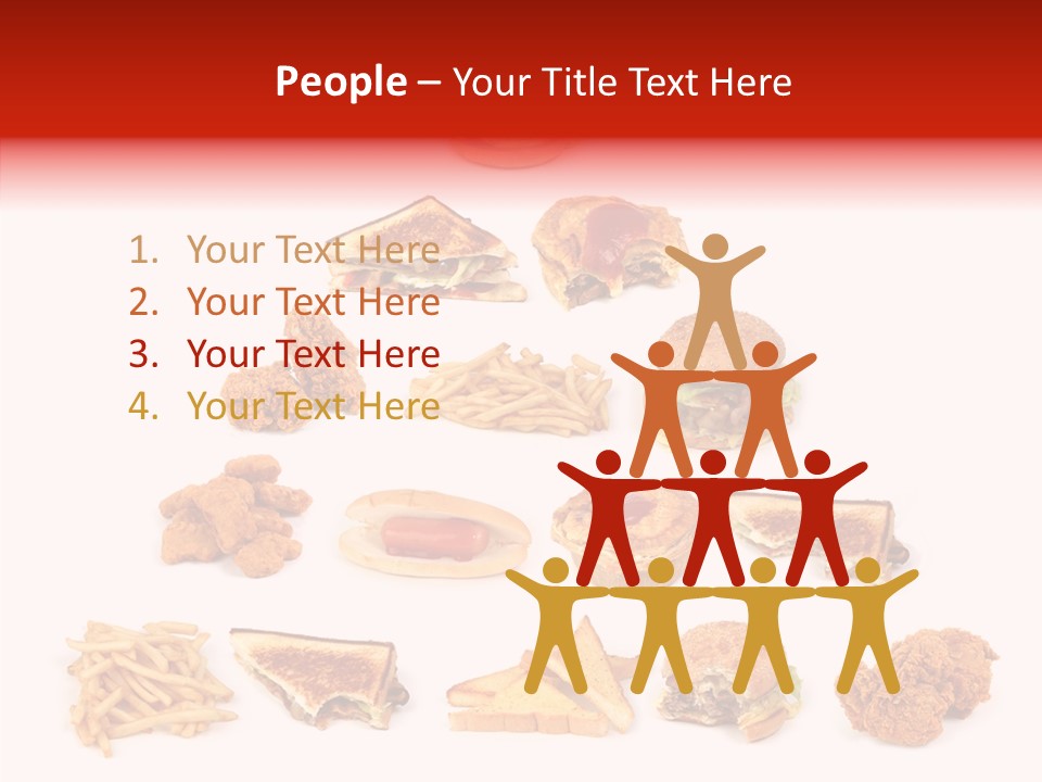 Object Food Nuggets PowerPoint Template