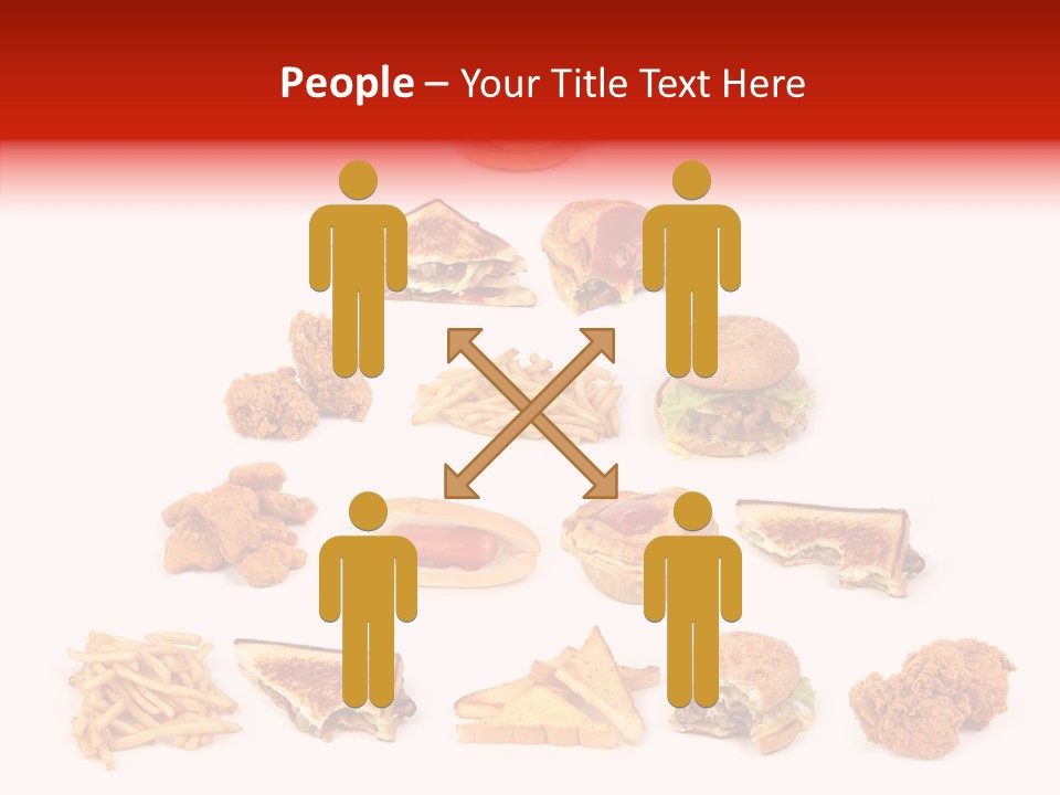 Object Food Nuggets PowerPoint Template