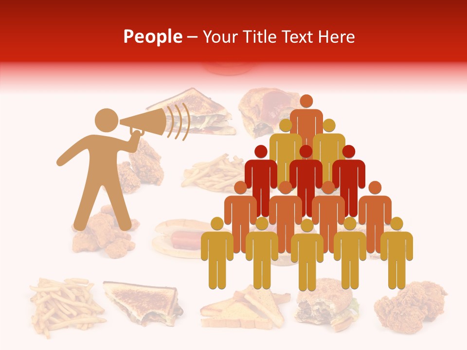 Object Food Nuggets PowerPoint Template