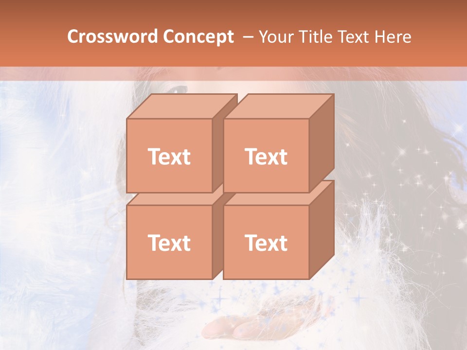 Portrait Fairy Fur PowerPoint Template