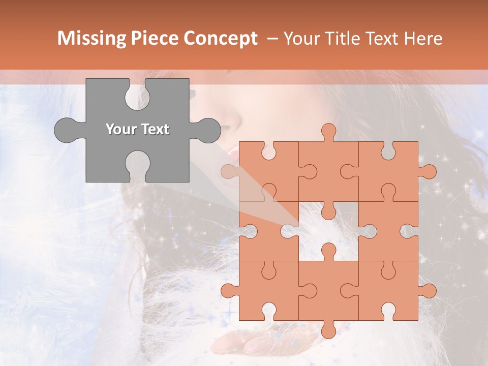 Portrait Fairy Fur PowerPoint Template