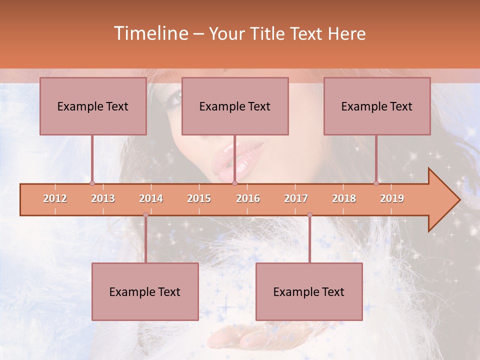 Portrait Fairy Fur PowerPoint Template