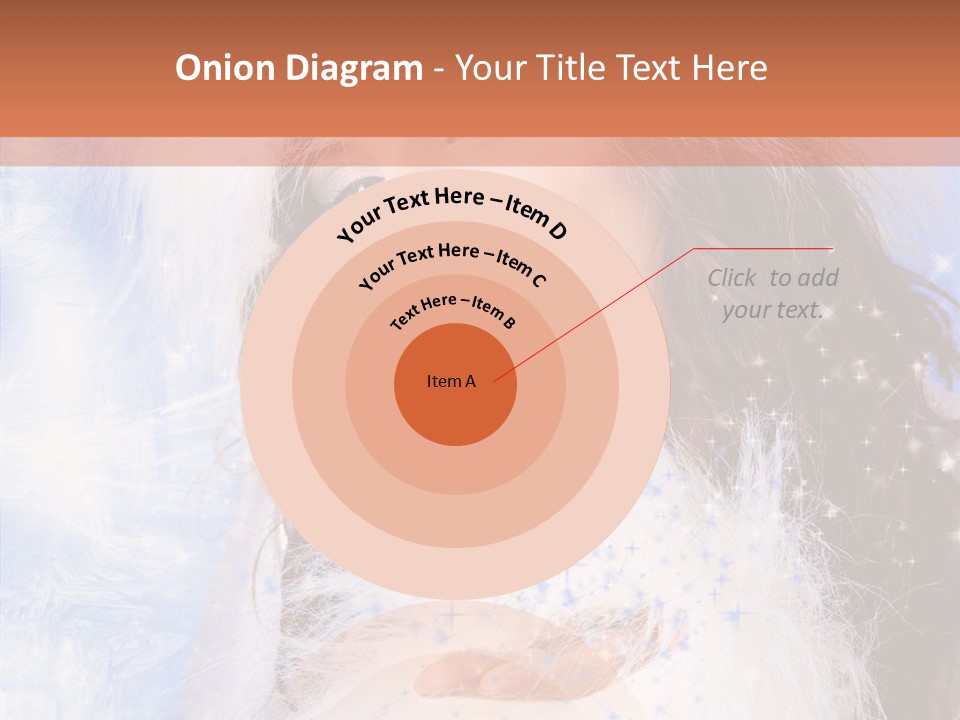 Portrait Fairy Fur PowerPoint Template