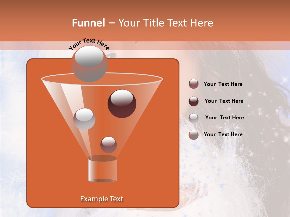 Portrait Fairy Fur PowerPoint Template