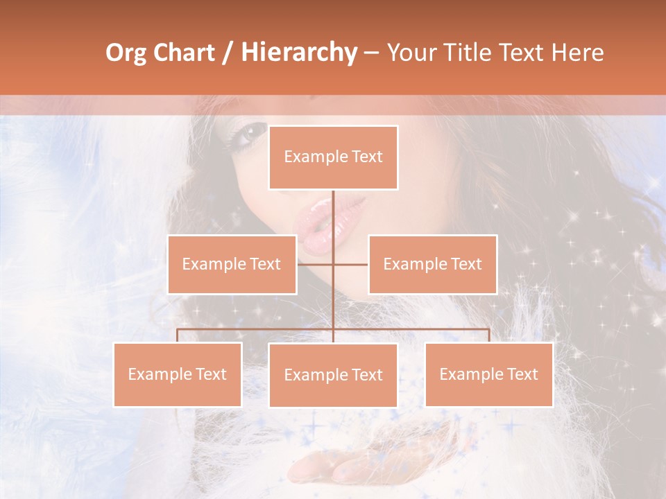 Portrait Fairy Fur PowerPoint Template