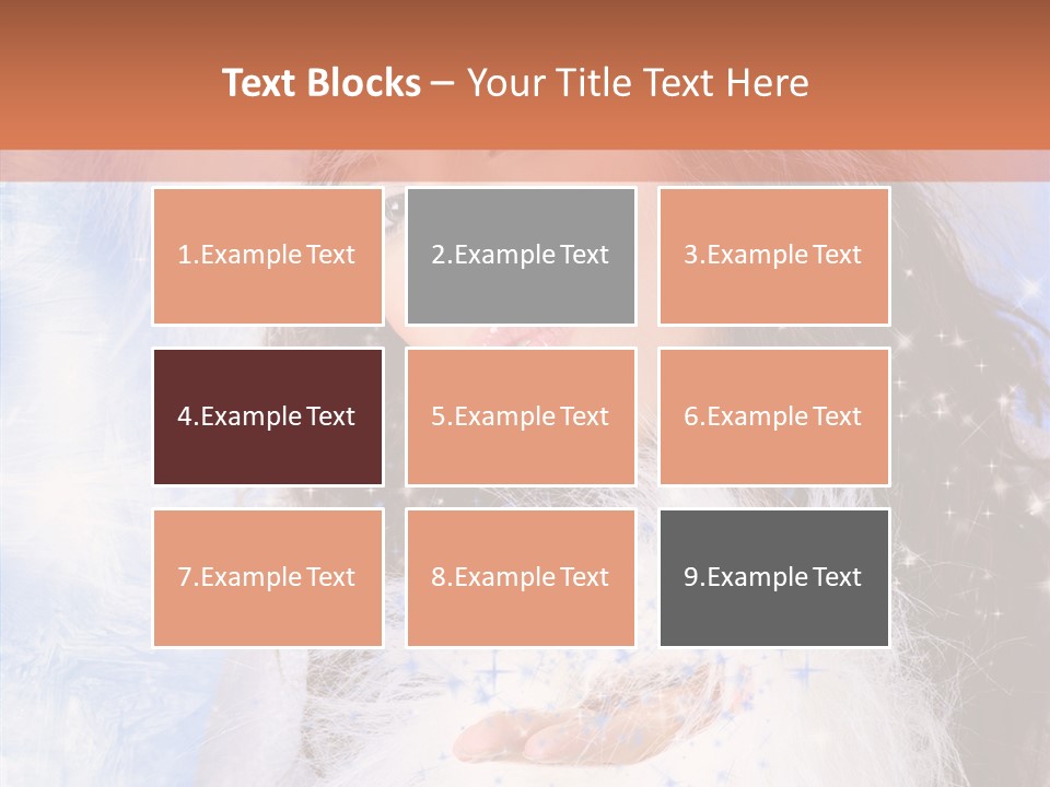 Portrait Fairy Fur PowerPoint Template