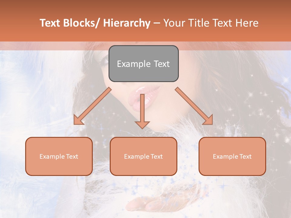 Portrait Fairy Fur PowerPoint Template