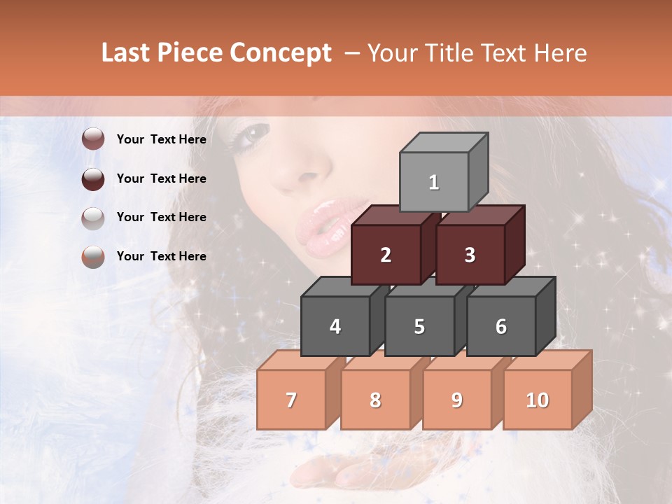 Portrait Fairy Fur PowerPoint Template