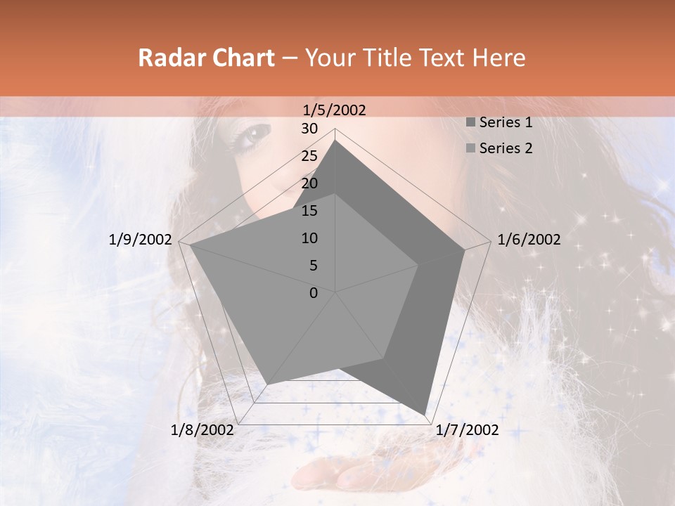 Portrait Fairy Fur PowerPoint Template