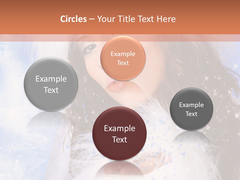 Portrait Fairy Fur PowerPoint Template