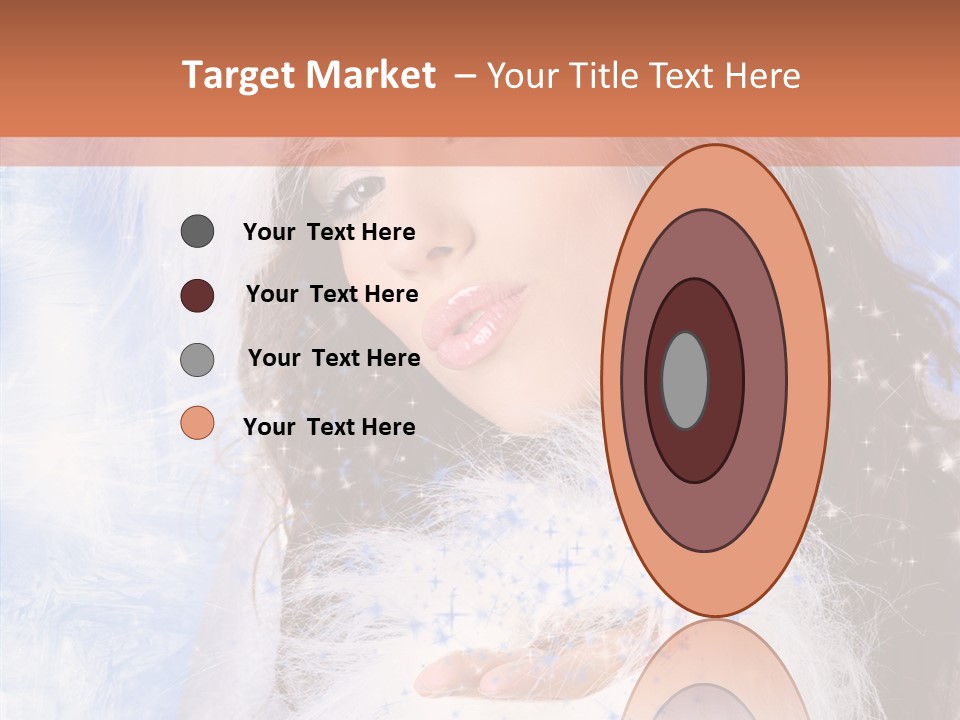 Portrait Fairy Fur PowerPoint Template