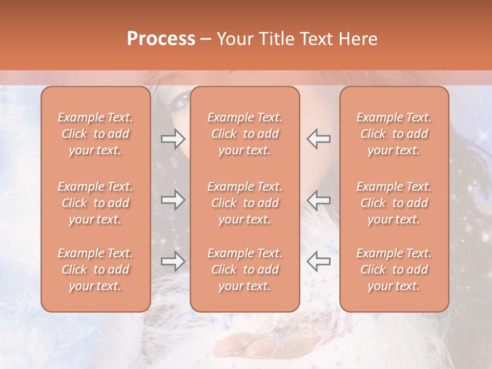 Portrait Fairy Fur PowerPoint Template