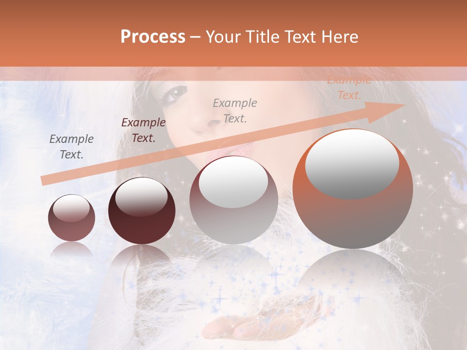 Portrait Fairy Fur PowerPoint Template