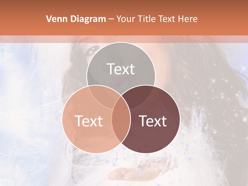 Portrait Fairy Fur PowerPoint Template