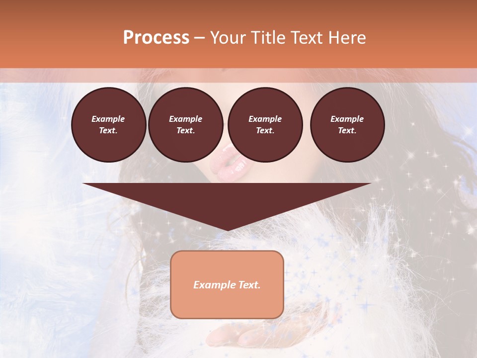 Portrait Fairy Fur PowerPoint Template