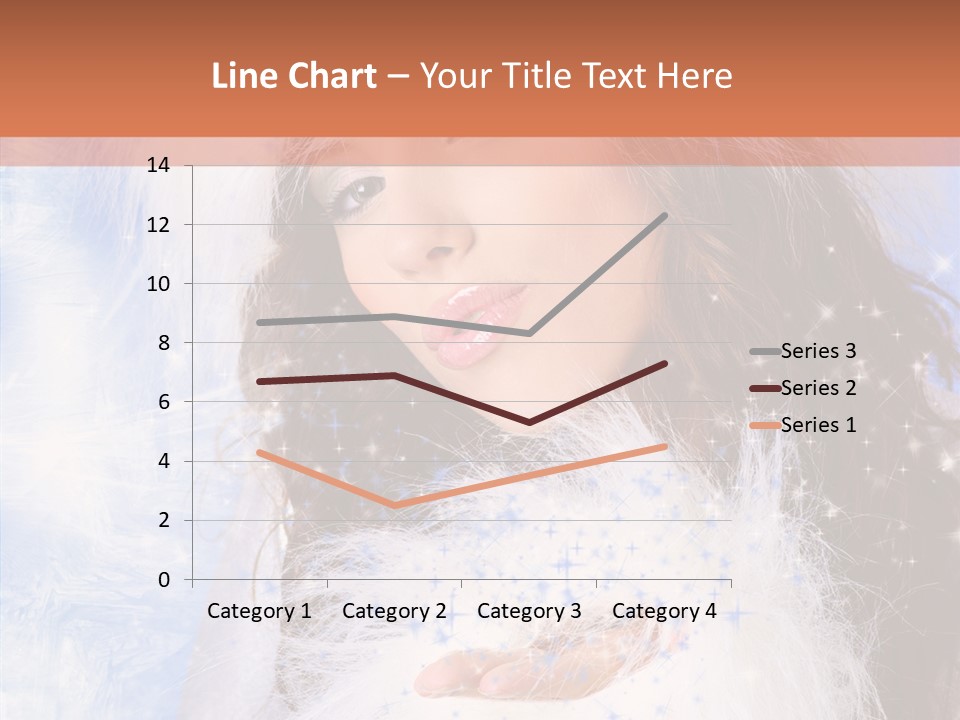 Portrait Fairy Fur PowerPoint Template