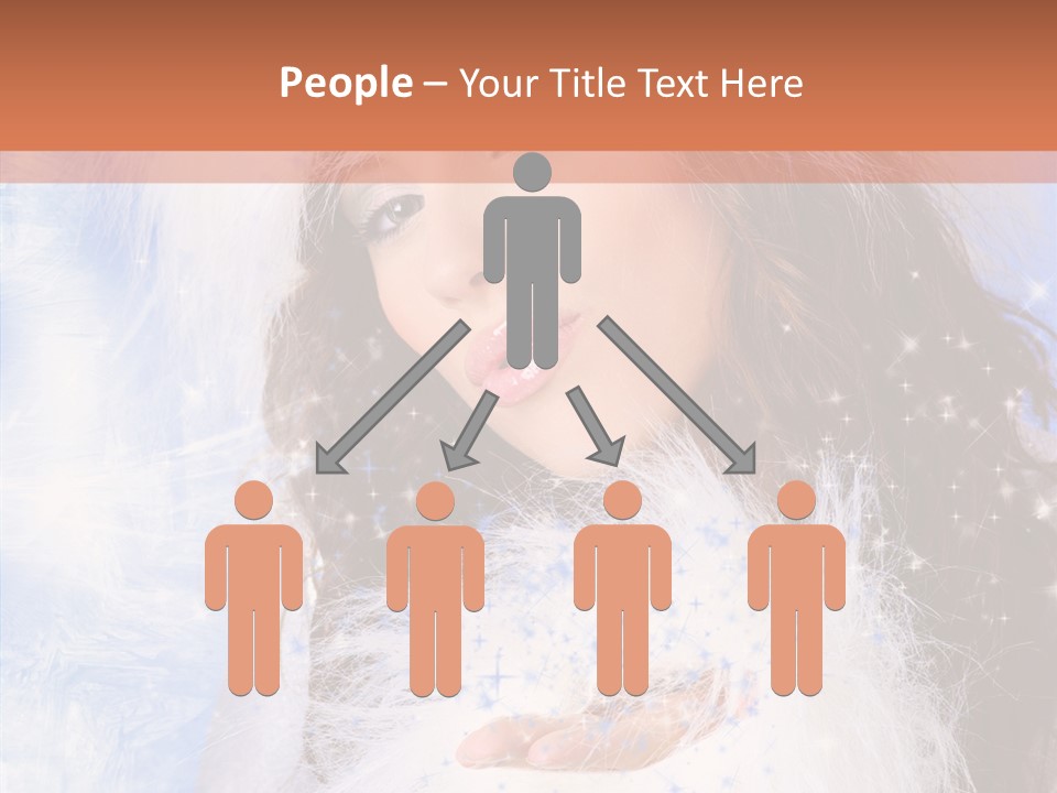 Portrait Fairy Fur PowerPoint Template