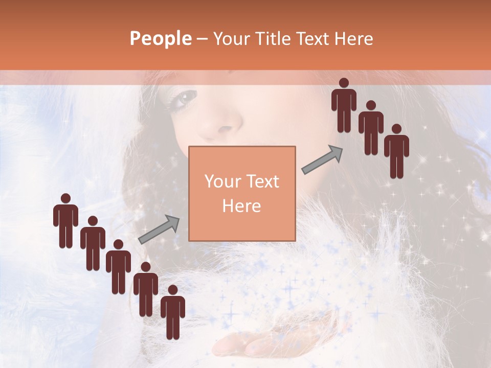 Portrait Fairy Fur PowerPoint Template