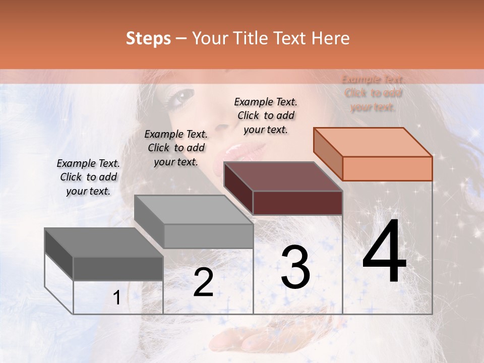 Portrait Fairy Fur PowerPoint Template