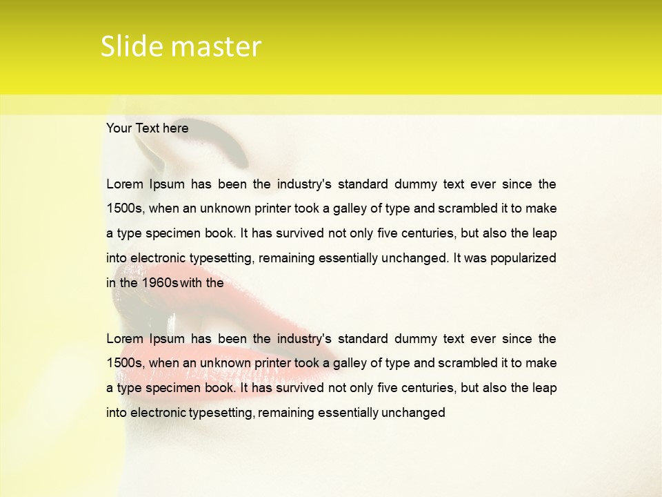 People Face Joy PowerPoint Template