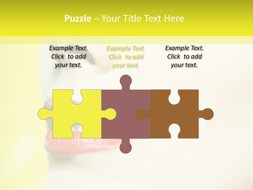 People Face Joy PowerPoint Template