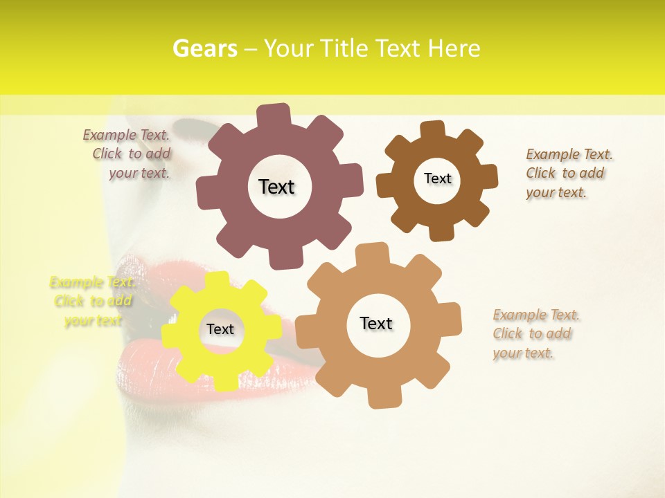 People Face Joy PowerPoint Template