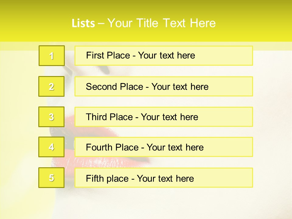 People Face Joy PowerPoint Template