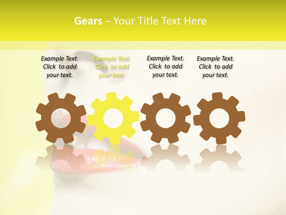 People Face Joy PowerPoint Template