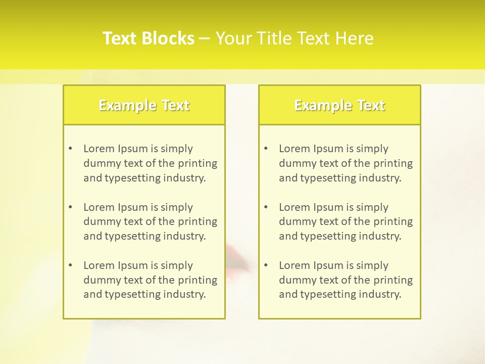 People Face Joy PowerPoint Template