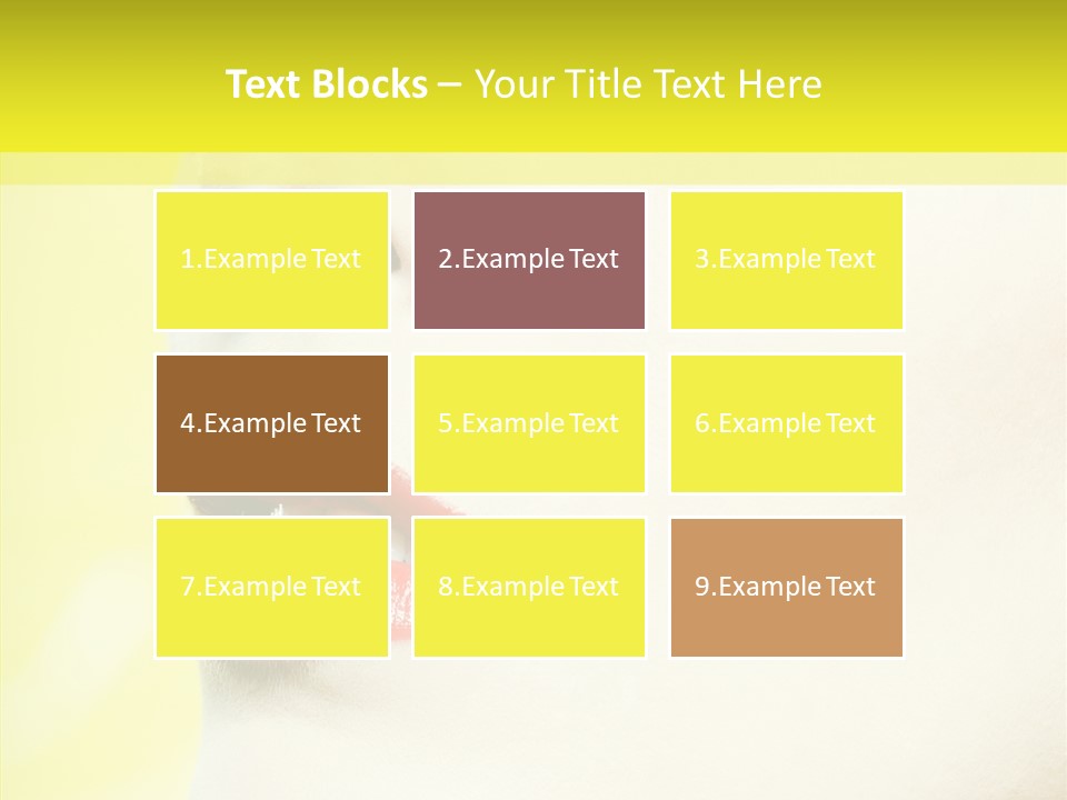 People Face Joy PowerPoint Template