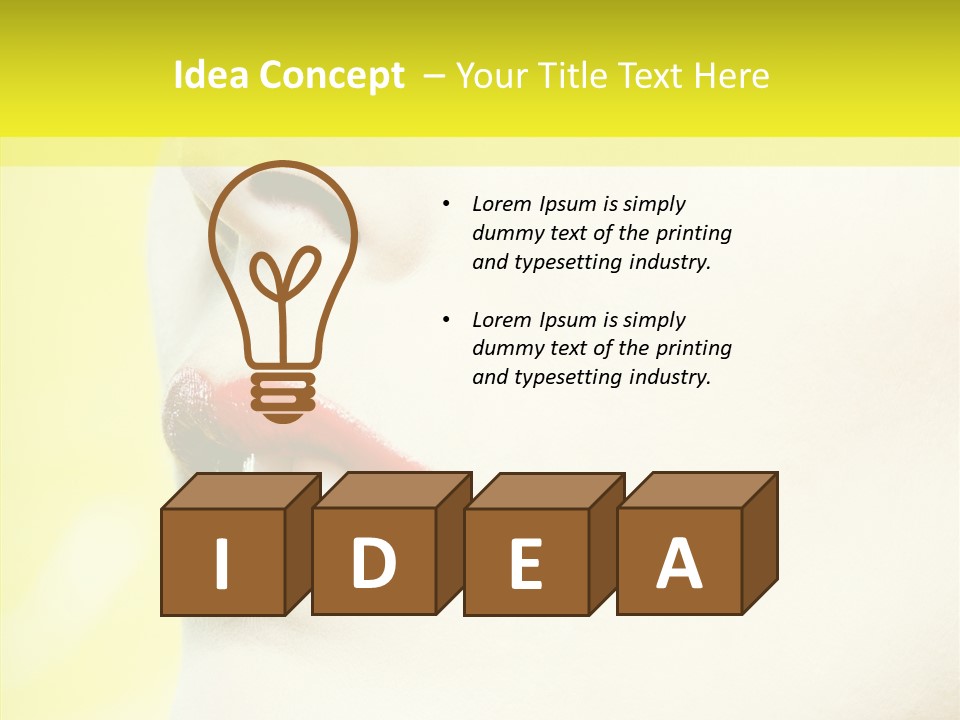 People Face Joy PowerPoint Template