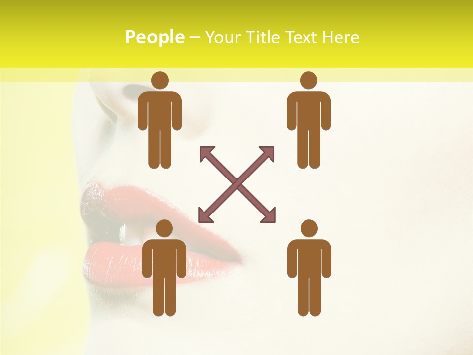 People Face Joy PowerPoint Template