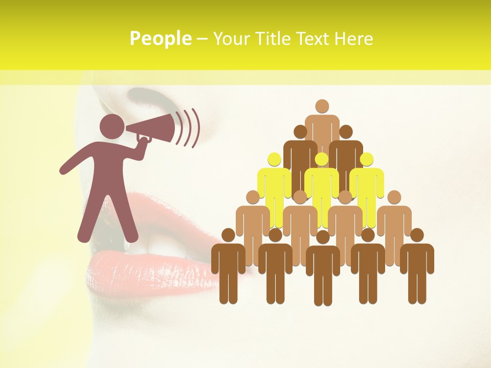 People Face Joy PowerPoint Template