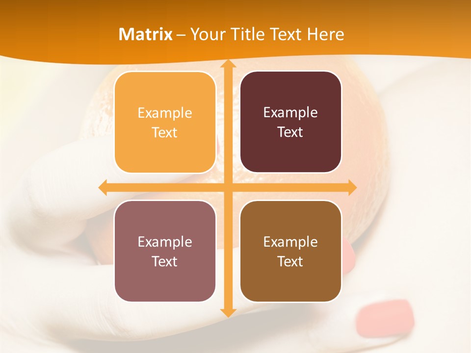 Creative Closeup Beauty PowerPoint Template