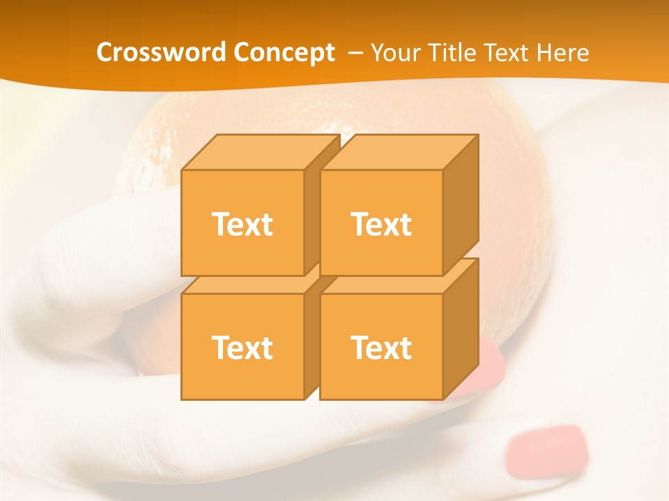 Creative Closeup Beauty PowerPoint Template
