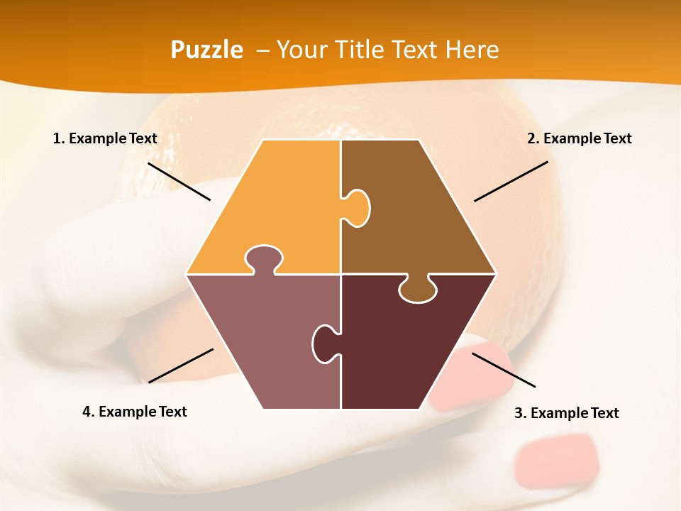 Creative Closeup Beauty PowerPoint Template