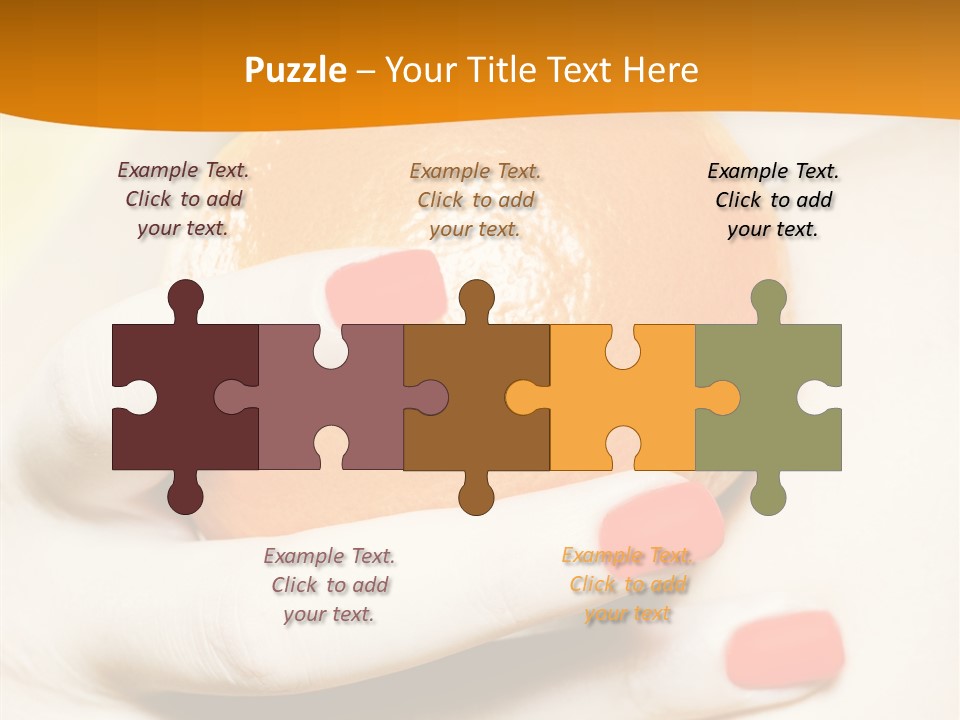 Creative Closeup Beauty PowerPoint Template