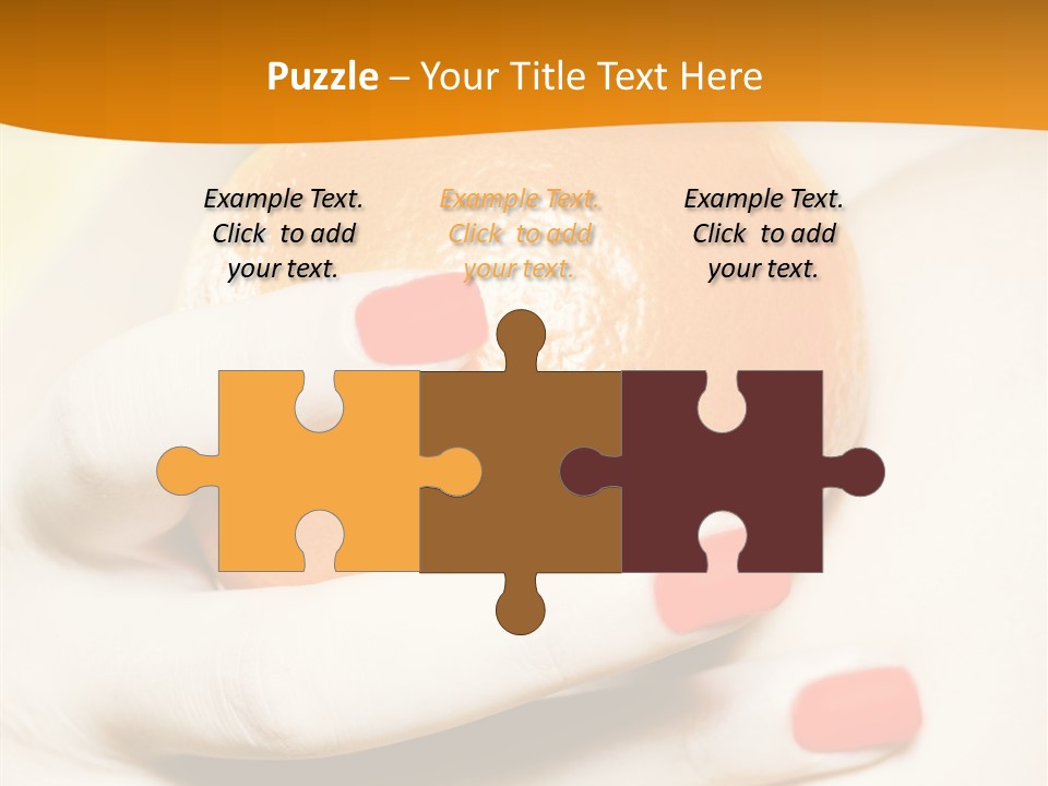 Creative Closeup Beauty PowerPoint Template