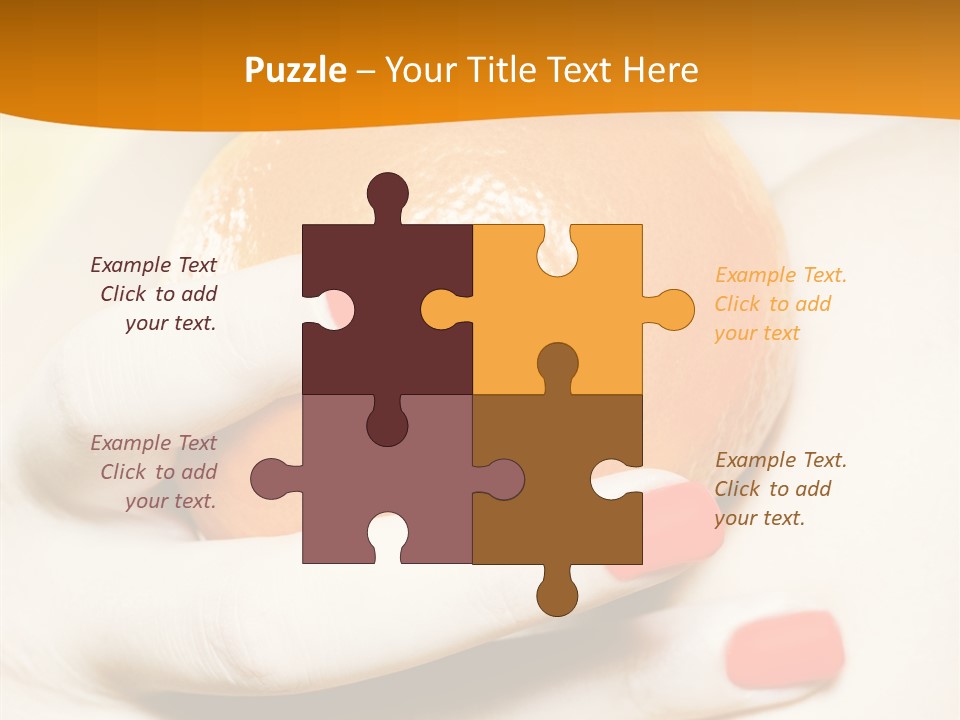 Creative Closeup Beauty PowerPoint Template