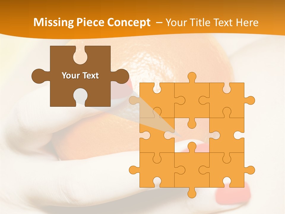 Creative Closeup Beauty PowerPoint Template