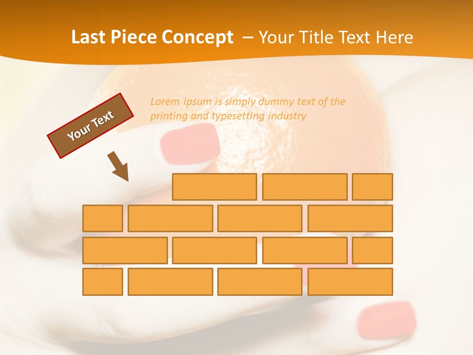 Creative Closeup Beauty PowerPoint Template