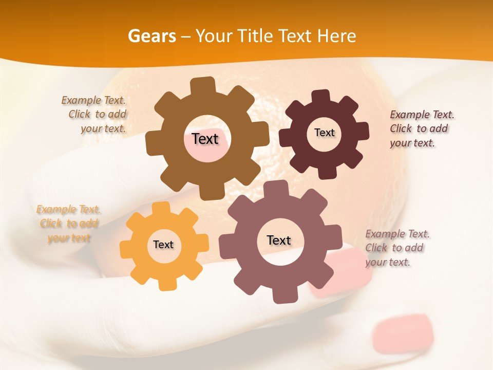 Creative Closeup Beauty PowerPoint Template