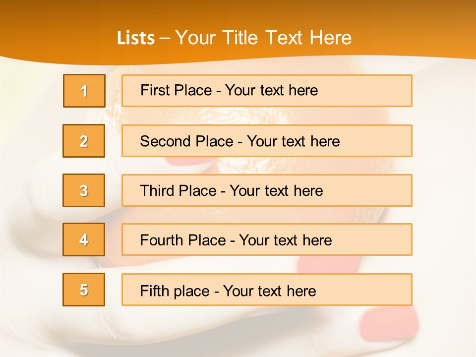 Creative Closeup Beauty PowerPoint Template