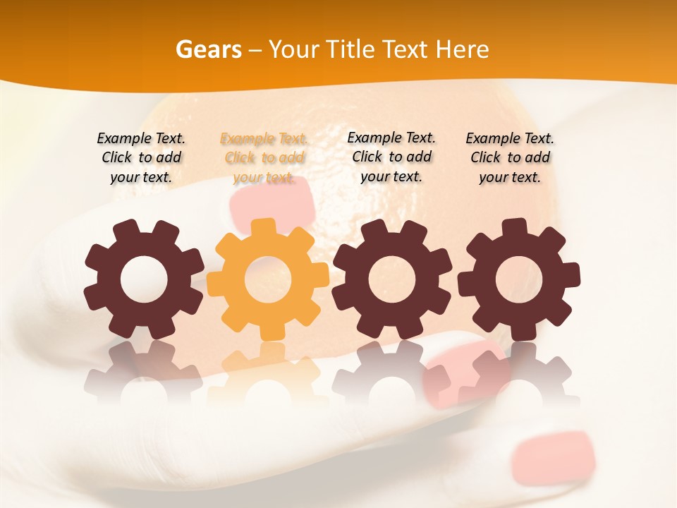 Creative Closeup Beauty PowerPoint Template